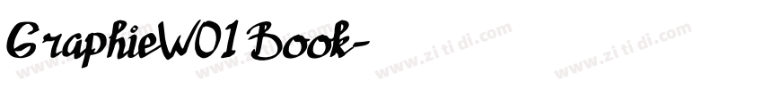 GraphieW01 Book字体转换